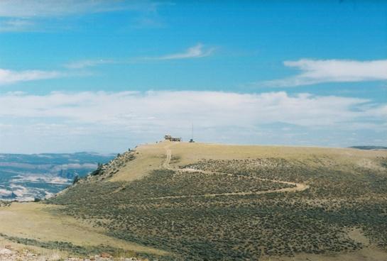 Distant view of Round Top